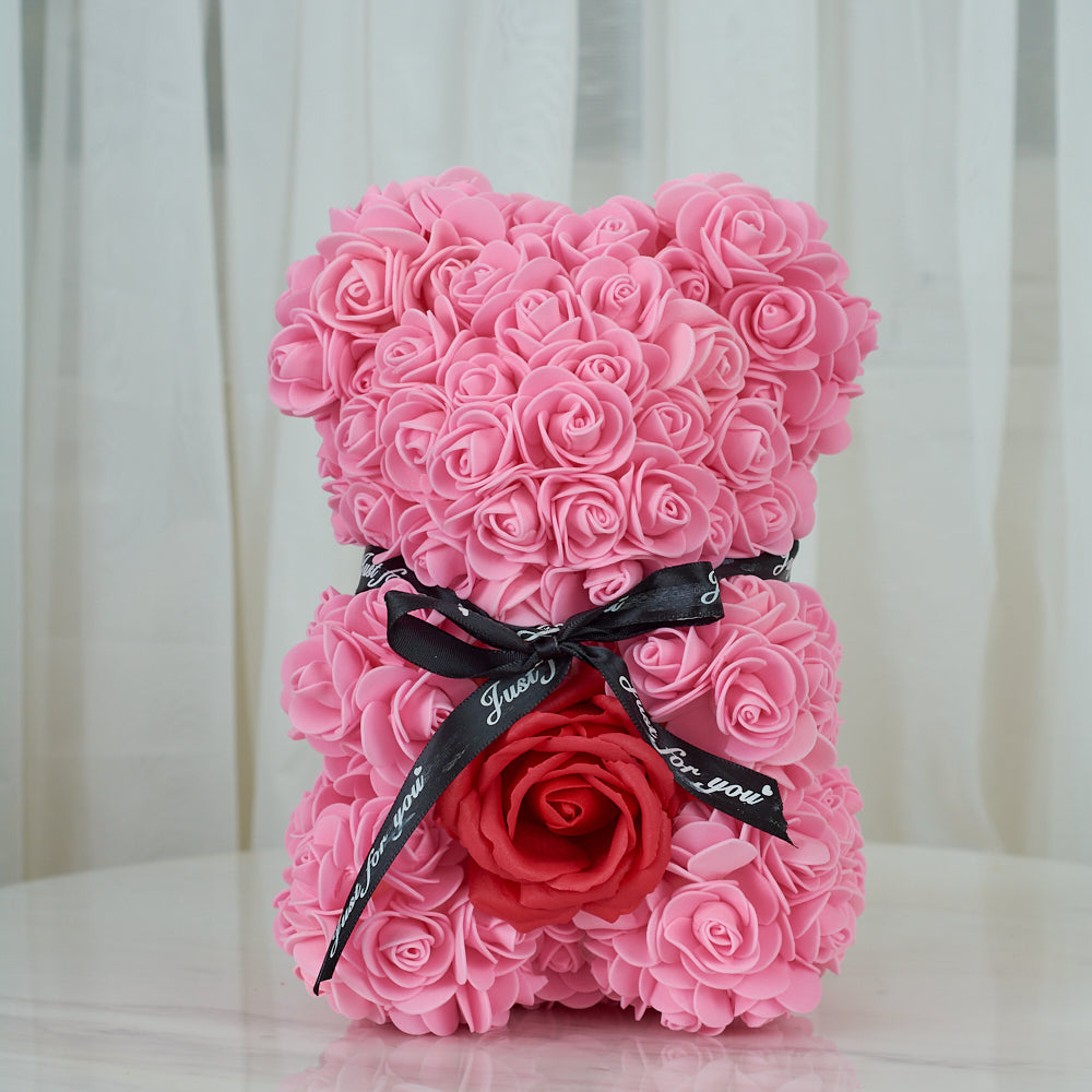 Forever roses 2024 teddy bear