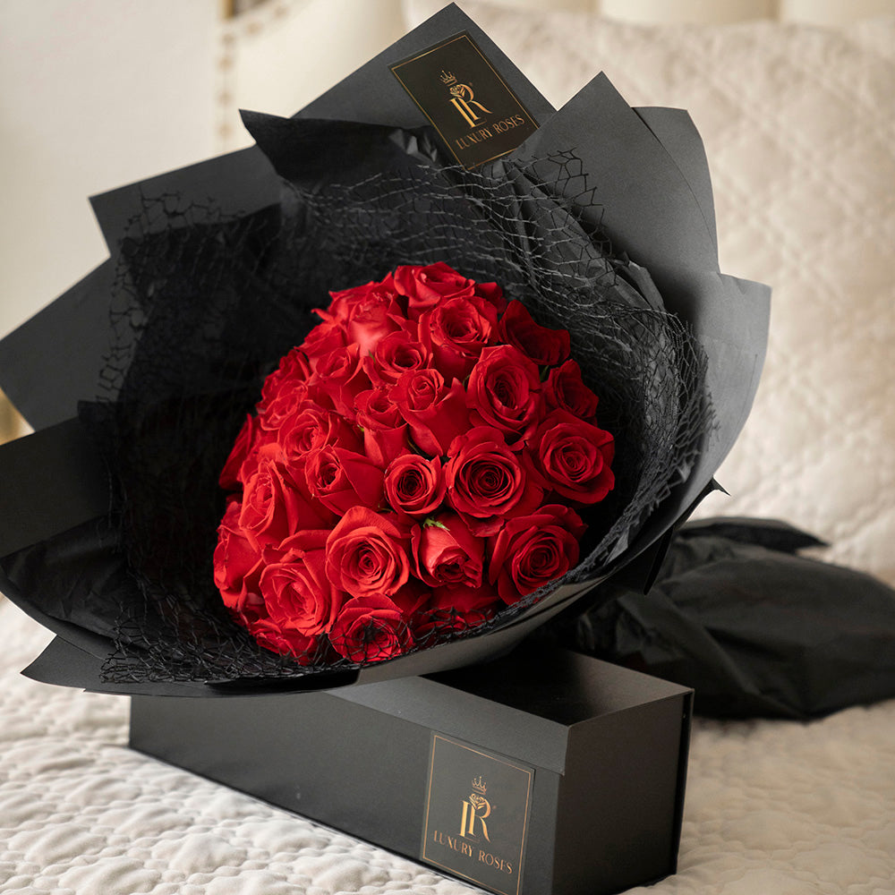 VALENTINE´S DAY RED ROSES BOUQUET