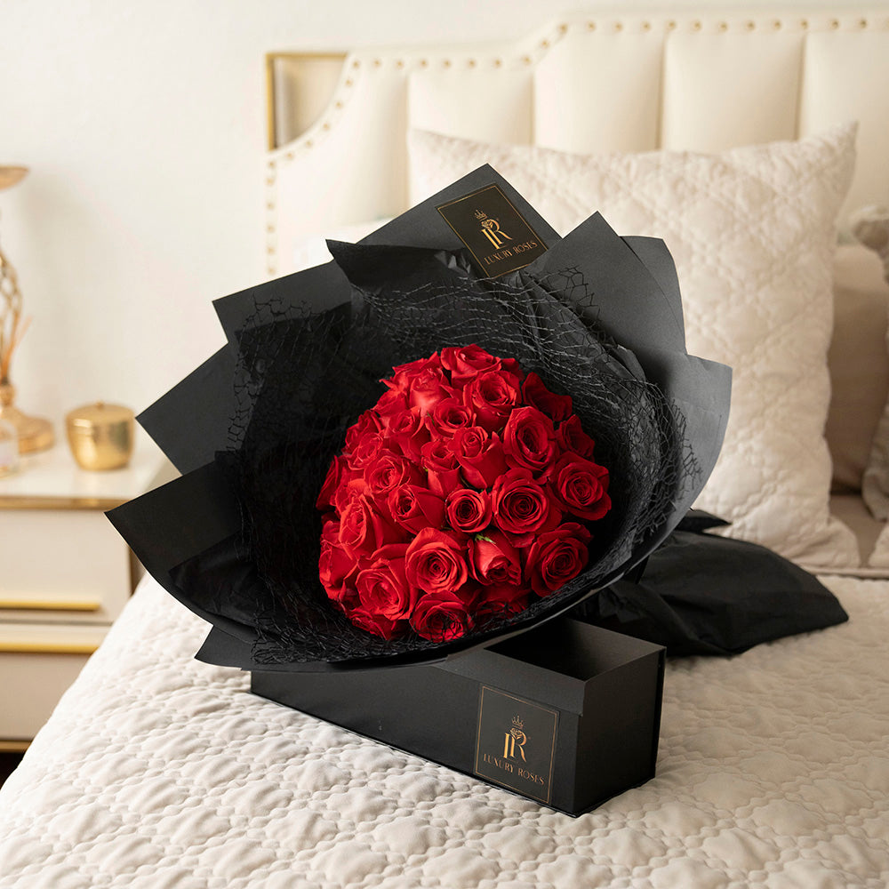 VALENTINE´S DAY RED ROSES BOUQUET